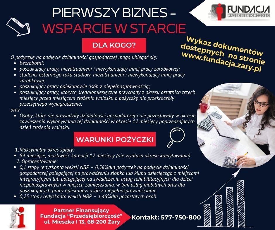 PIERWSZY BIZNES WSPARCIE W STARCIE