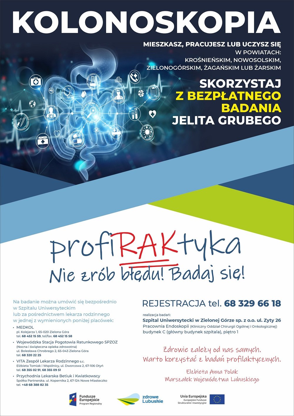 UM KOLONOSKOPIA PLAKAT A1