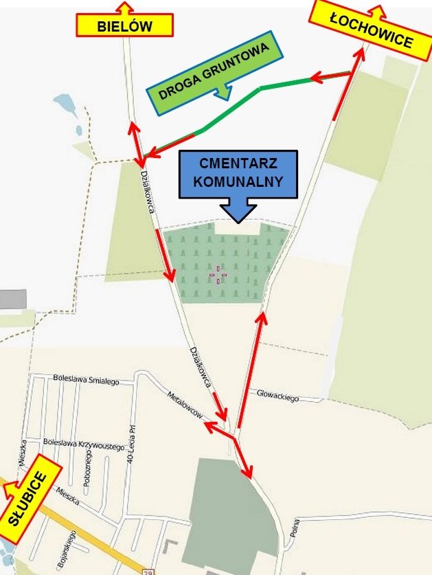 organizacja ruchu 1 listopada