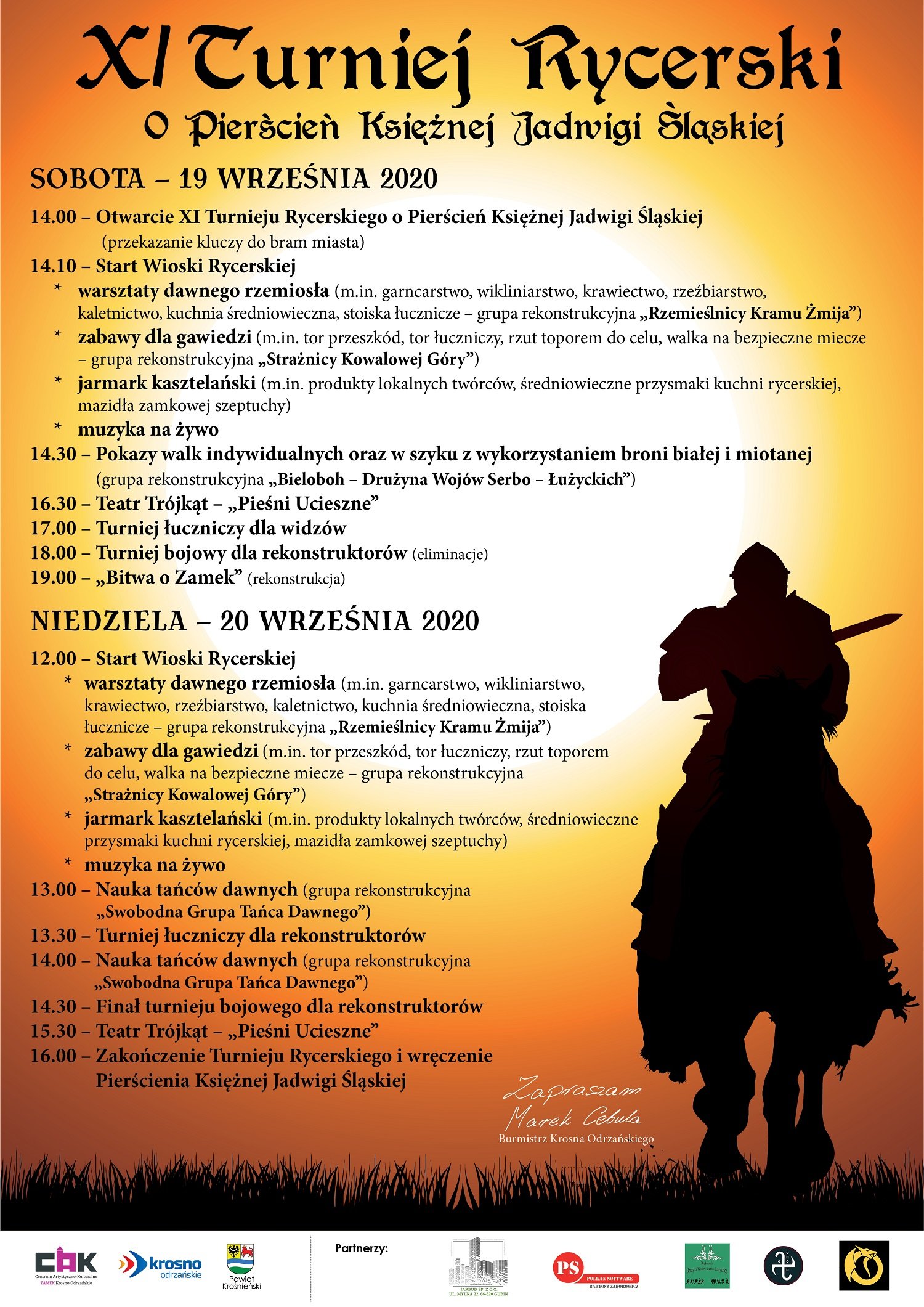 Program Turnieju Rycerskiego