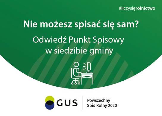 Nie możesz spisać się sam? Odwiedź Punkt Spisowy w siedzibie gminy