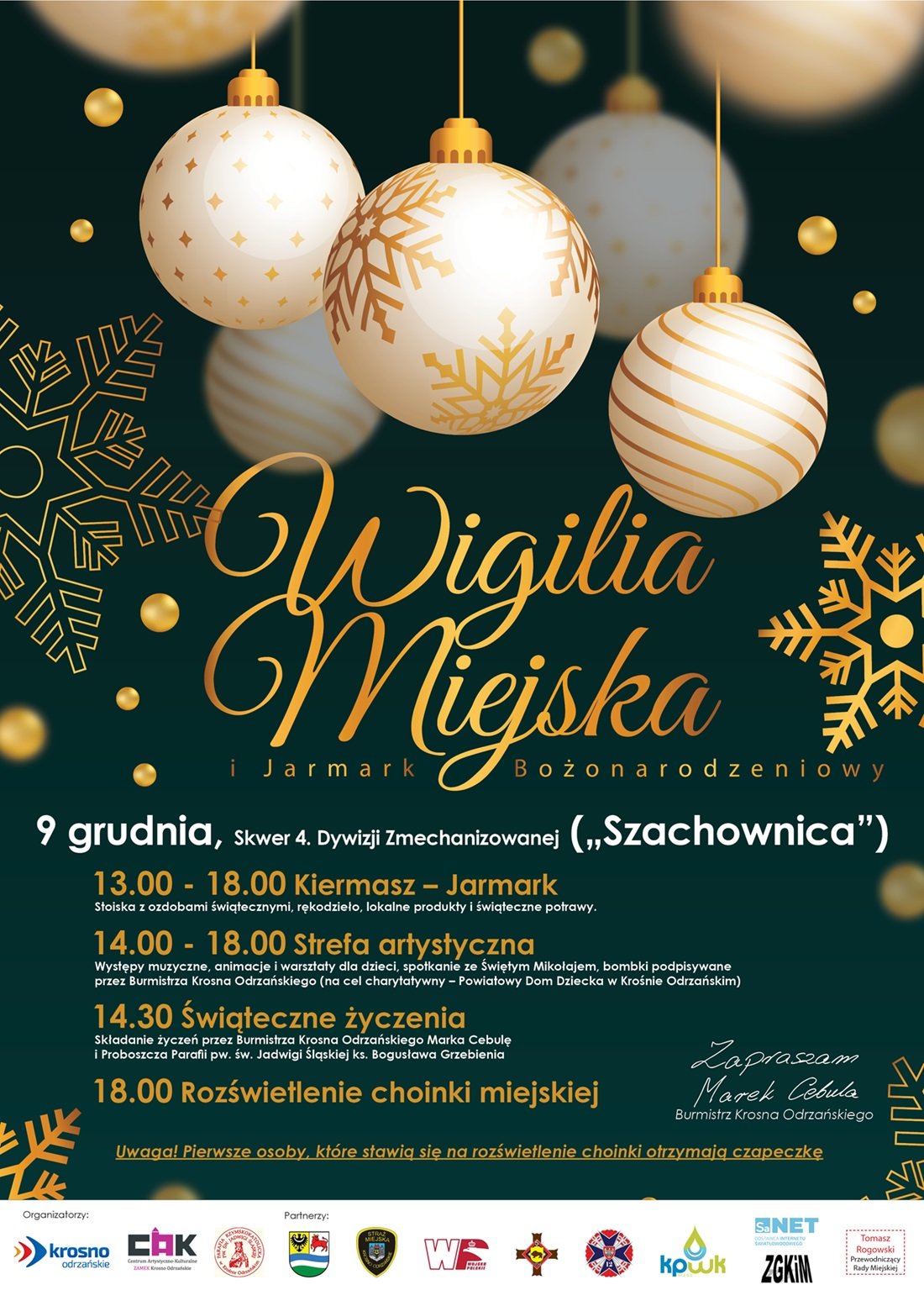 wer 2 wigilia miejska i jarmark 2023 plakat B2