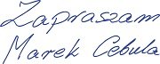 zapraszam marek cebula niebieskie