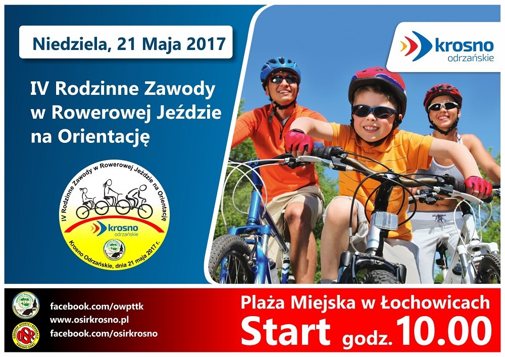 zawody rowerowe pttk PLAKAT
