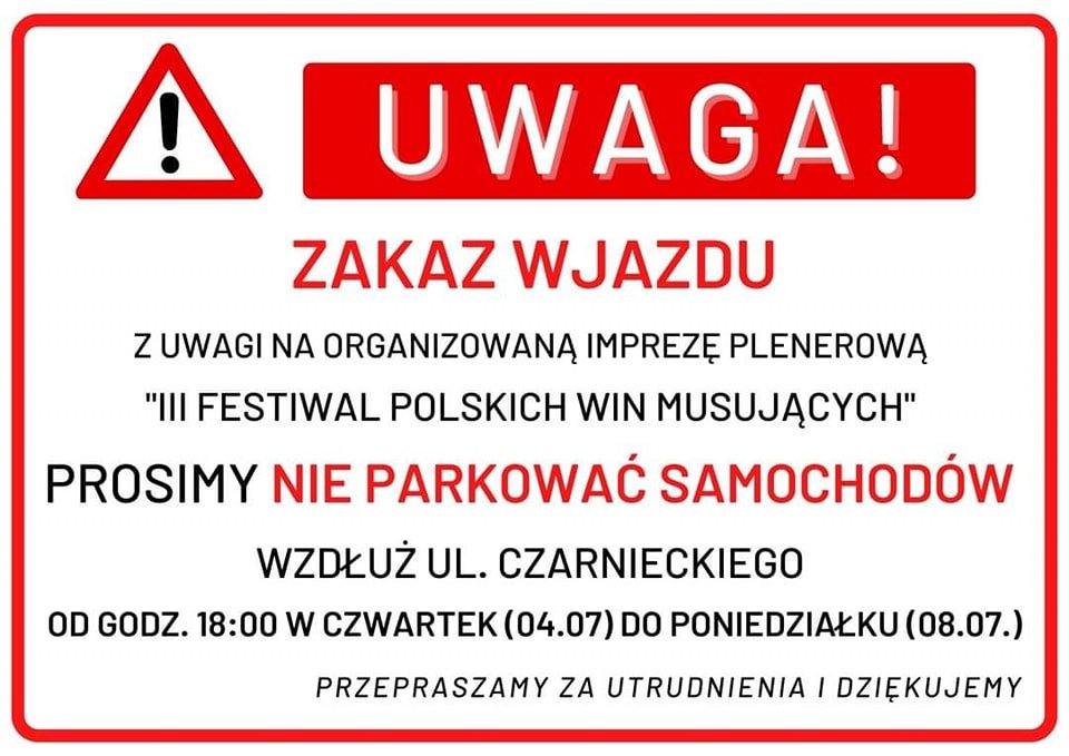 zakaz wjazdu