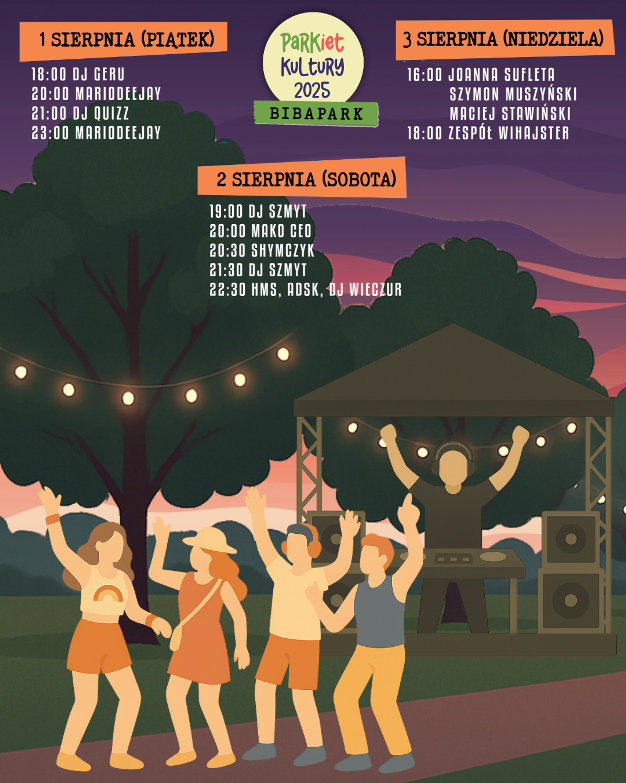 plakat bibapark parkiet kultury